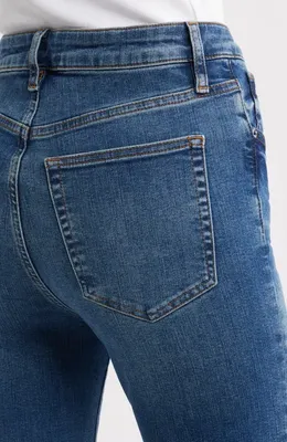 FRAME FRAME The Reboot High Waist Bootcut Jeans in Daylily — Women Summer navy Pants