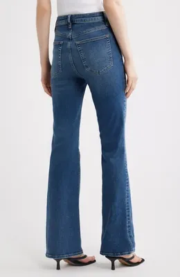 FRAME FRAME The Reboot High Waist Bootcut Jeans in Daylily — Women Summer navy Pants