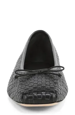 Vince Vince Darla Weave Ballet Flat in Black — Women Winter black Shoes