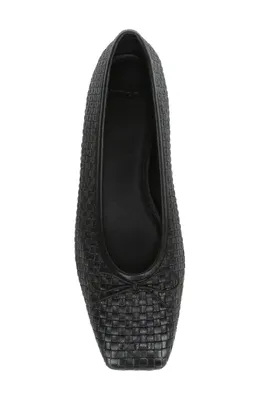 Vince Vince Darla Weave Ballet Flat in Black — Women Winter black Shoes