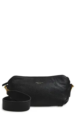 rag & bone rag & bone Gramercy Leather Crossbody Bag in Black — Women Winter black Hand Bags