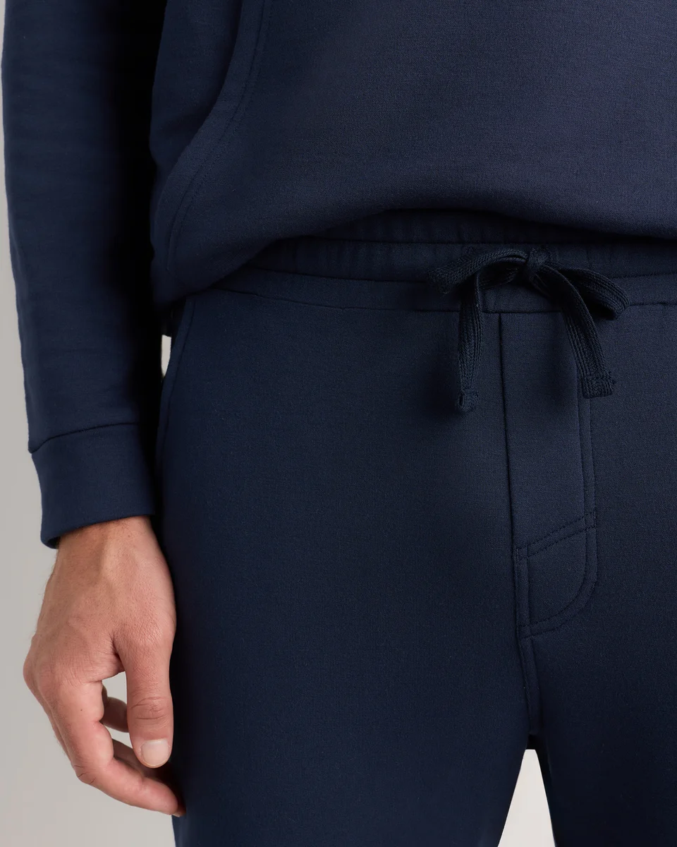 Quince Quince | Men's Supersoft Fleece Joggers in Navy — Men Winter navy Athletic Pants