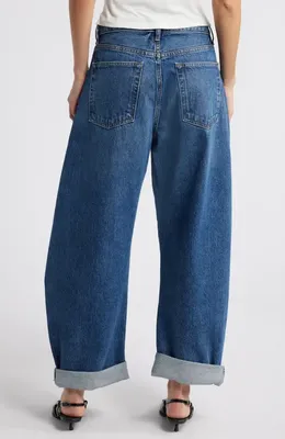 FRAME FRAME Bubble Nonstretch Baggy Jeans in Westbury — Women Summer grey Pants
