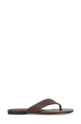 Vince Vince Lotus Flip Flop in Molton Brown — Women Autumn brown Shoes