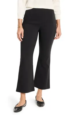 NIC+ZOE NIC+ZOE Berkeley Wonderstretch Ankle Bootcut Pants in Black Onyx — Women Winter black Pants