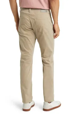AG AG Everett Stretch Sateen Slim Straight Pants in Dusty Wheat — Men Autumn beige Pants