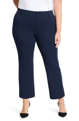 NIC+ZOE NIC+ZOE Plaza Demi Stretch Bootcut Pants in Dark Indigo — Women Winter navy Pants
