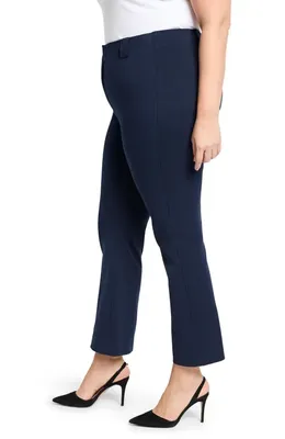 NIC+ZOE NIC+ZOE Plaza Demi Stretch Bootcut Pants in Dark Indigo — Women Winter navy Pants
