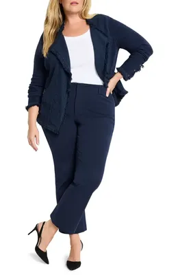 NIC+ZOE NIC+ZOE Plaza Demi Stretch Bootcut Pants in Dark Indigo — Women Winter navy Pants