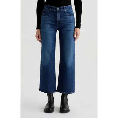 AG AG Saige Mid Rise Ankle Wide Leg Jeans in Veiled — Women Summer blue Jeans & Denim