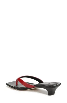 Vince Vince Sanjuan Flip Flop in Crimson Red — Women Winter red Shoes