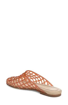 Vince Vince Barcelona Jelly Cage Mule in Dark Amber — Women Autumn coral Shoes