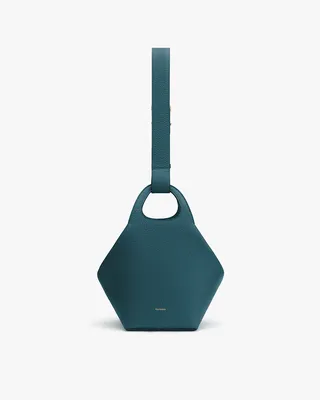 Cuyana Paloma Bag - Deep Ocean / One Size in teal — Summer teal Hand Bags