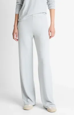 Vince Vince Cozy Wide Leg Pants in Heather Pale Grey — Women Summer silver Pants