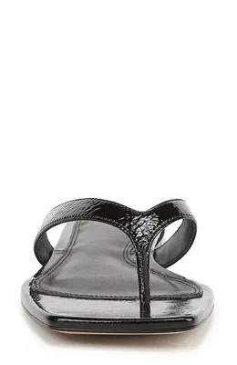 Vince Vince San Juan Flip Flop in Black-Dm — Women Winter black Shoes
