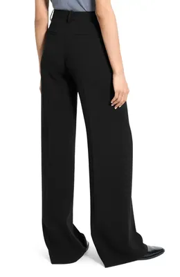 Theory Theory Fluid Flare Leg Pants in Black — Women Winter black Pants
