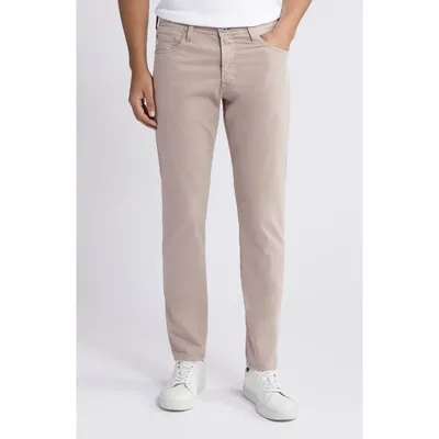 AG AG Tellis Stretch Sateen Modern Slim Pants in Sparrow Brown — Men Autumn tan Pants