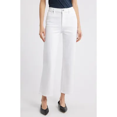 FRAME FRAME Le Sleek High Waist Ankle Straight Leg Jeans in White — Women Winter white Pants