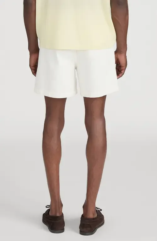 FRAME FRAME Cotton Canvas Drawstring Shorts in Off White — Men Winter white Shorts