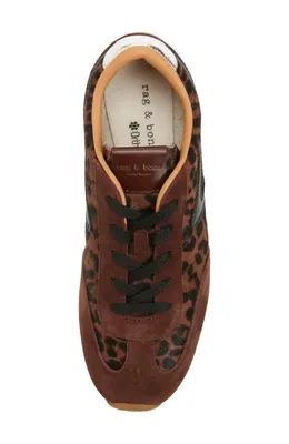 rag & bone rag & bone Retro Runner Slim Ultra Sneaker in Leopard — Women Autumn brown Shoes