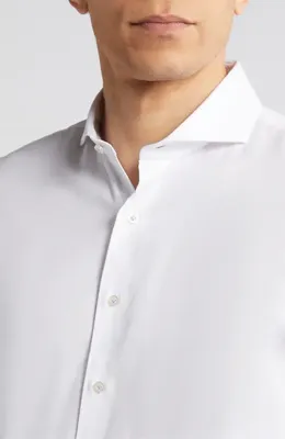 johnnie-O johnnie-O Boswell Button-Up Shirt in White — Men Winter white Tops
