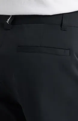 johnnie-O johnnie-O Fusionn Stretch Nylon Chino Shorts in Black — Men Winter black Shorts