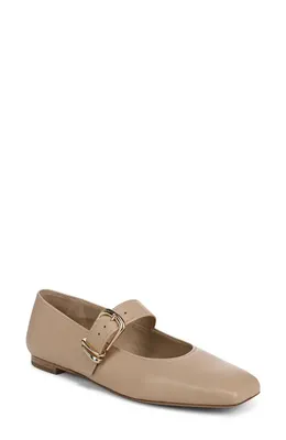 Vince Vince Daniela Mary Jane Flat in Warm Almond — Women Autumn beige Shoes