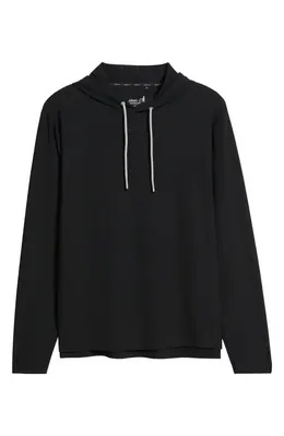 johnnie-O johnnie-O Hoppin Rib Hoodie in Black — Men Winter black Tops