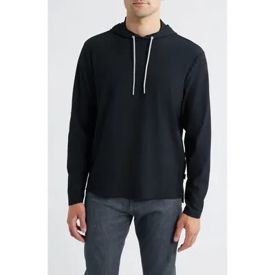 johnnie-O johnnie-O Hoppin Rib Hoodie in Black — Men Winter black Tops