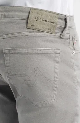 AG AG Tellis Slim Fit Jeans in 7 Years Sulfur Classic Grey — Men Summer silver Pants