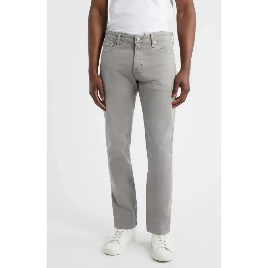 AG AG Tellis Slim Fit Jeans in 7 Years Sulfur Classic Grey — Men Summer silver Pants