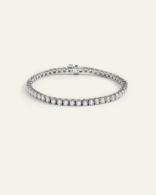 Quince Quince | Women's 14K Gold Lab Grown Diamond Tennis Bracelet 7ctw in White Gold — Women Summer yellow Accessories