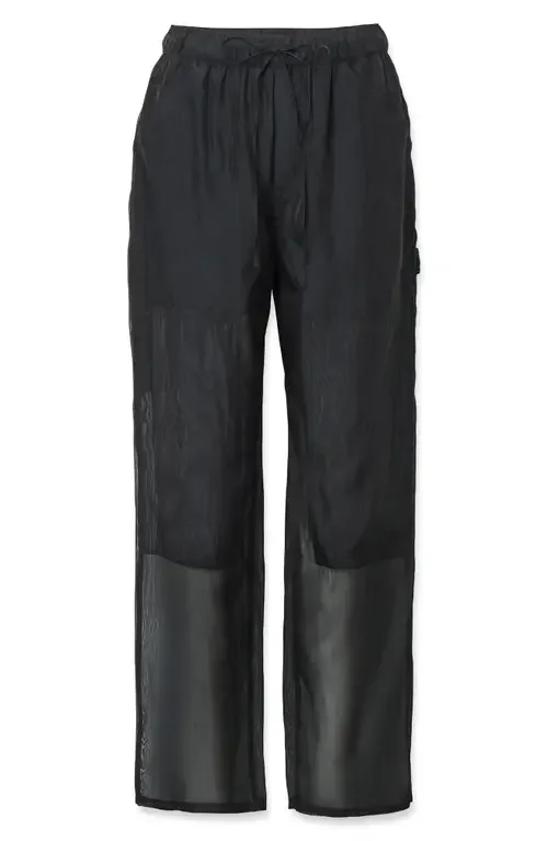 rag & bone rag & bone Atlas Organza Utility Pants in Black — Women Winter black Pants