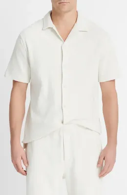 Vince Vince Bouclé Pull-On Shorts in Bone — Men Spring white Shorts