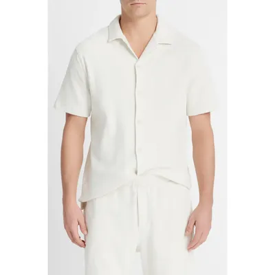 Vince Vince Bouclé Pull-On Shorts in Bone — Men Spring white Shorts