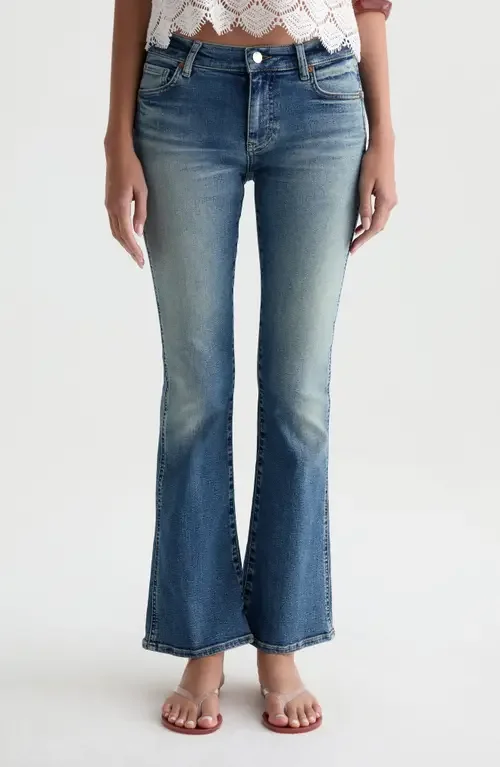 AG AG Angel Low Rise Bootcut Jeans in 15 Years Bouquet — Women Summer blue Pants