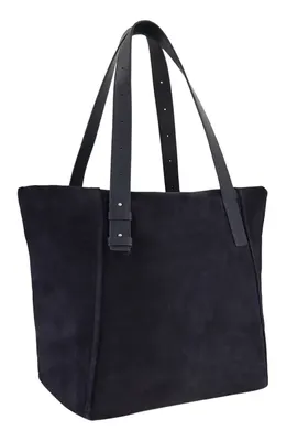 Vince Vince Westmore XL Suede Tote in Night Blue — Women Winter navy Accessories