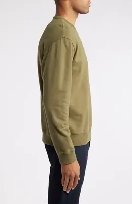 AG AG Arc Sweatshirt in Green Haven — Men Autumn grey Tops