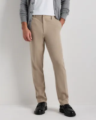 Quince Quince | Men's Ultra-Stretch 24/7 Smart Chinos Athletic Tapered in Sand Dune — Men Autumn beige Trousers & Chinos