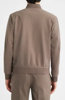 Theory Theory Murphy Precision Bomber Jacket in Morel — Men Autumn brown Outerwear