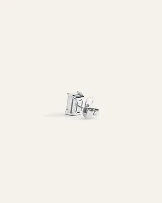 Quince Quince Women's 14K Gold Lab Grown Diamond Statement Emerald Studs 6ctw in White Gold — Women Summer yellow Accessories