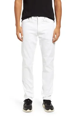 rag & bone rag & bone Men's Fit 2 Authentic Stretch Slim Fit Jeans in Optic Whit — Men Winter white Pants