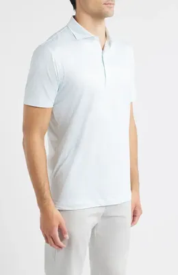 johnnie-O johnnie-O Tee Party Featherweight Performance Polo in White — Men Winter white Tops