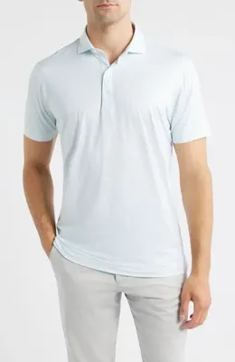 johnnie-O johnnie-O Tee Party Featherweight Performance Polo in White — Men Winter white Tops