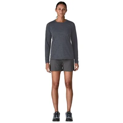 Patagonia Patagonia Capilene Cool Daily Long-Sleeve Shirt in Smolder Blue/Light Smolder Blue X-Dye — Unisex Summer black Tops