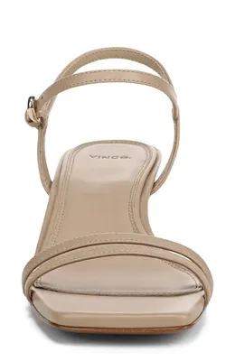 Vince Vince Tilda Ankle Strap Sandal in Warm Almond — Women Autumn beige Shoes