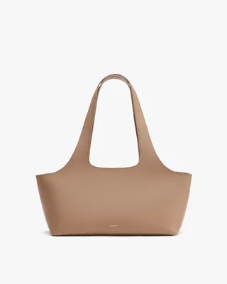 Cuyana East West System Tote - Cappuccino / One Size in camel — Autumn camel Hand Bags
