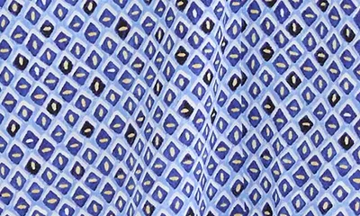 NIC+ZOE NIC+ZOE Devon Mosaic Print Shift Dress in Blue Multi — Women Summer silver Dresses