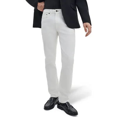 rag & bone rag & bone Fit 2 Aero Stretch Slim Fit Jeans in Optic White — Men Winter white Pants