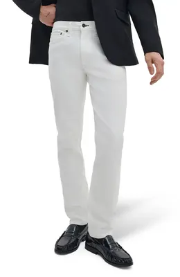 rag & bone rag & bone Fit 2 Aero Stretch Slim Fit Jeans in Optic White — Men Winter white Pants